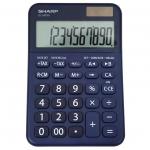 Calculator de birou, 10 digits, 149x100x27mm, dual power, SHARP EL-M335BBL - bleumarin