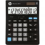 Calculator de birou, 12 digits, 179x125x30mm, solar power, HP OC200