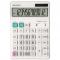 Calculator de birou, 12 digits, 189x127x18mm, dual power, ecran rabatabil, SHARP EL-340W - alb