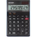 Calculator de birou, 14 digits, 176x112x13mm, dual power, SHARP EL-145TBL - negru