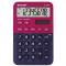 Calculator de birou, 8 digits, 120x76x23mm, dual power, SHARP EL-760RBRB - rosu/bleumarin