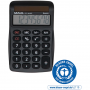 Calculator de birou Maul ECO MJ455, 8 digits, realizat din plastic reciclat, incarcare solara-negru