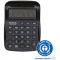 Calculator de birou Maul ECO MJ555, 8 digits, realizat din plastic reciclat, incarcare solara-negru