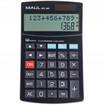 Calculator de birou MAUL MTL600, 12 digits, afisaj display cu 2 randuri - negru