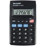 Calculator de buzunar, 8 digits, 103x60x8mm, SHARP EL-233SBBK - negru