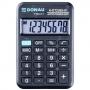 Calculator de buzunar, 8 digits, 88 x 59 x 10 mm, DONAU Tech DT2083 - negru