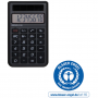 Calculator de buzunar MAUL ECO250, 8 digits, realizat din plastic reciclat, incarcare solara - negru