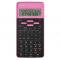 Calculator stiintific, 10 digits, 273 functii, 161x80x15mm, dual power, SHARP EL-531THBGR-negru/roz