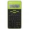 Calculator stiintific, 10 digits, 273 functii, 161x80x15mm, dual power, SHARP EL-531THBGR-negru/verd