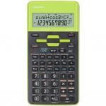 Calculator stiintific, 10 digits, 273 functii, 161x80x15mm, dual power, SHARP EL-531THGR-negru/verde