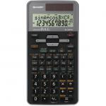 Calculator stiintific, 10 digits, 400+ functii, 161x80x15mm, dual power, SHARP EL-520TGGY - gri
