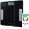 Cantar corporal Sencor SBS 8000BK, 12 utilizatori, 180 kg, Bluetooth, App, Negru