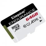 Card de memorie Kingston MicroSDXC Endurance, 64GB, 95R/30W, Clasa 10, UHS-I