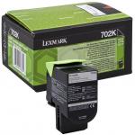 CARTUS TONER BLACK RETURN NR.702K 70C20K0 1K ORIGINAL LEXMARK CS310N