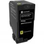 Cartus toner Lexmark 74C2SY0, yellow, 7 k