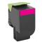 CARTUS TONER MAGENTA RETURN NR.802XM 80C2XM0 4K ORIGINAL LEXMARK CX510DE