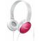 Casti audio cu banda, Panasonic RP-HF300ME-P, Microfon, Roz