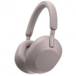 Casti Casti Over the Ear Sony WH-1000XM5P, Wireless, Bluetooth, Noise cancelling, Autonomie 30 ore, Microfon, Alexa si Google Assistant, Smoky Pink