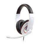 Casti cu microfon dimensiune mare, white