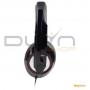 Casti cu microfon USB - dimensiune mare, black