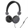 Casti Fun Headphones, On-Ear, Microphone, Cable Guide on One Side, black