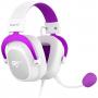 Casti Havit H2002d - gaming headphones, white and purple