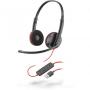 Casti Poly Blackwire 3220 USB-A/C black 8X2J9A
