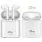 Casti R-PHONES- Bluetooth headset TWS with powerbank. White