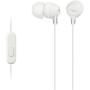 Casti Sony MDR-EX15AP, Frecventa (Hz) 8 - 22.000, cu microfon pentru smartphone, elemente intraauric