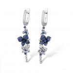 Cercei argint Fleur Glamour