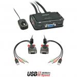 Compact 2 Port VGA USB 2.0 & Audio