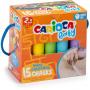 Creta colorata, 15 culori/cutie, CARIOCA Baby Maxi