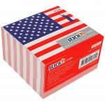 Cub notes autoadeziv 70 x 70 mm, 400 file, Stickn USA - alb