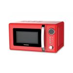 Cuptor cu microunde Heinner HMW-20GRD, capacitate: 20L, putere cuptor: 700W, putere grill: 800W, afisaj LED, Rosu