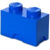 Cutie depozitare LEGO 1x2 albastru inchis