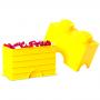 Cutie depozitare LEGO 1x2 galben
