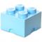 Cutie depozitare LEGO 2x2 albastru deschis (40031736)