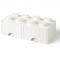 Cutie depozitare LEGO 2x4 cu sertare, alb (40061735)