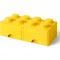 Cutie depozitare LEGO 2x4 cu sertare, galben (40061732)