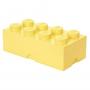 Cutie depozitare LEGO 2x4 galben deschis (40041732)