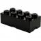 Cutie depozitare LEGO 2x4 negru (40041733)