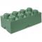 Cutie depozitare LEGO 2x4 verde masliniu (40041747)