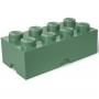 Cutie depozitare LEGO 2x4 verde masliniu (40041747)