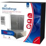 Cutie DVD, MediaRange, Plastic, Negru, 12x14 cm