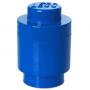 Cutie rotunda depozitare LEGO 1x1 albastru inchis