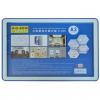 Display nume din plastic, 420 x 210mm, KEJEA - albastru