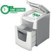 Distrugator documente automat LEITZ IQ Small Office, P5, micro-cut, 100coli, cos 34l, alb-gri