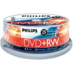 DVD+RW 4.7GB (25 buc. Spindle, 4x) PHILIPS