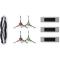 Ecovacs Antimicrobial Replacement Accessory Kit for DEEBOT N8, N8+, N8 PRO, N8 PRO+, N10, N10 PLUS, including 1x Main brush, 4 x Side brush