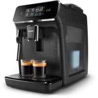Espressor automat Philips EP2220/10, sistem de spumare a laptelui, 2 bauturi, filtru AquaClean, rasnita ceramica, optiune cafea macinata, Negru